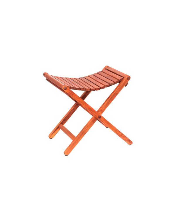 Taburete plegable Teca