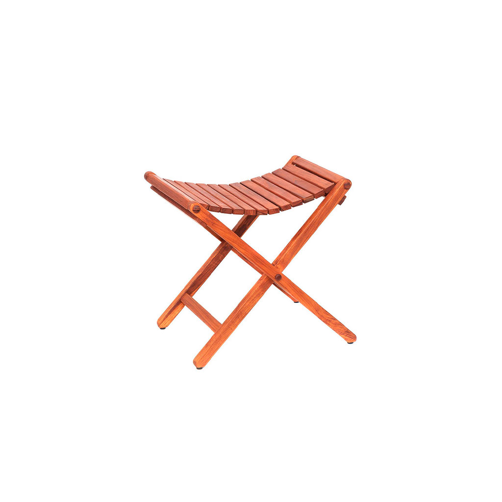Taburete plegable Teca